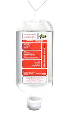 GLUCOSE 5% 500 ML س.ج 1