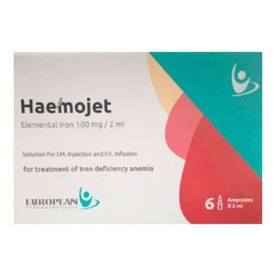 HAEMOJET 100 MG 6 AMP س.ج