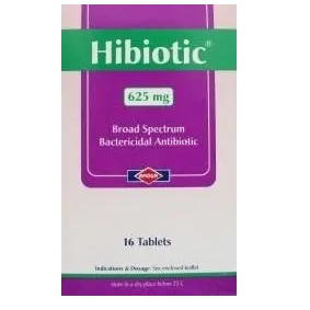 HIBIOTIC 625 MG 16 TAB