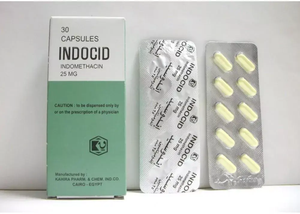 INDOCID 25 MG 30 CAPS س.ج