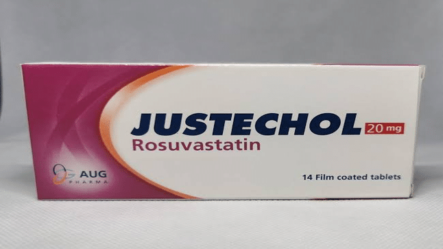 JUSTECHOL 20 MG 14 TAB