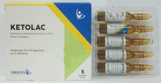 KETOLAC 30 MG I.M 5 AMP 2 ML س.ج