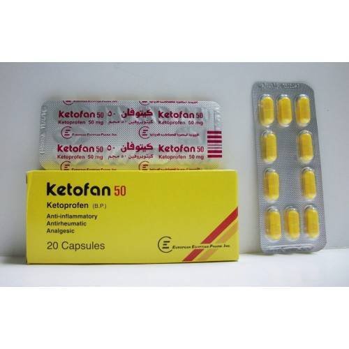 KETOFAN 50 MG 30 CAP
