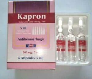 KAPRON 500 MG/ 5 ML 6 AMP س.ج