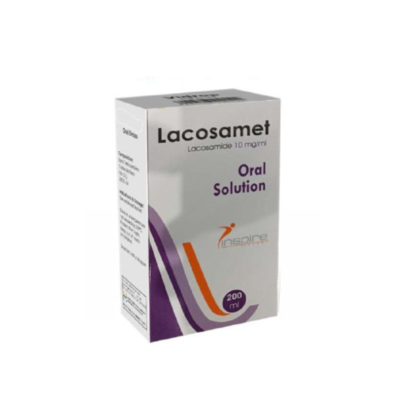 LACOSAMET ORAL SOLUTION 200 ML