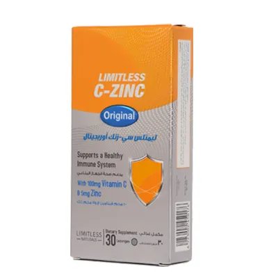 LIMITLESS C-ZINC ORAIGINAL 30 LOZENGES