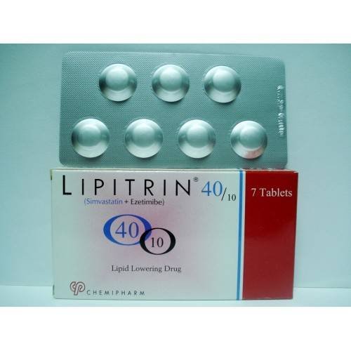 LIPITRIN 40/10 MG 7 TAB