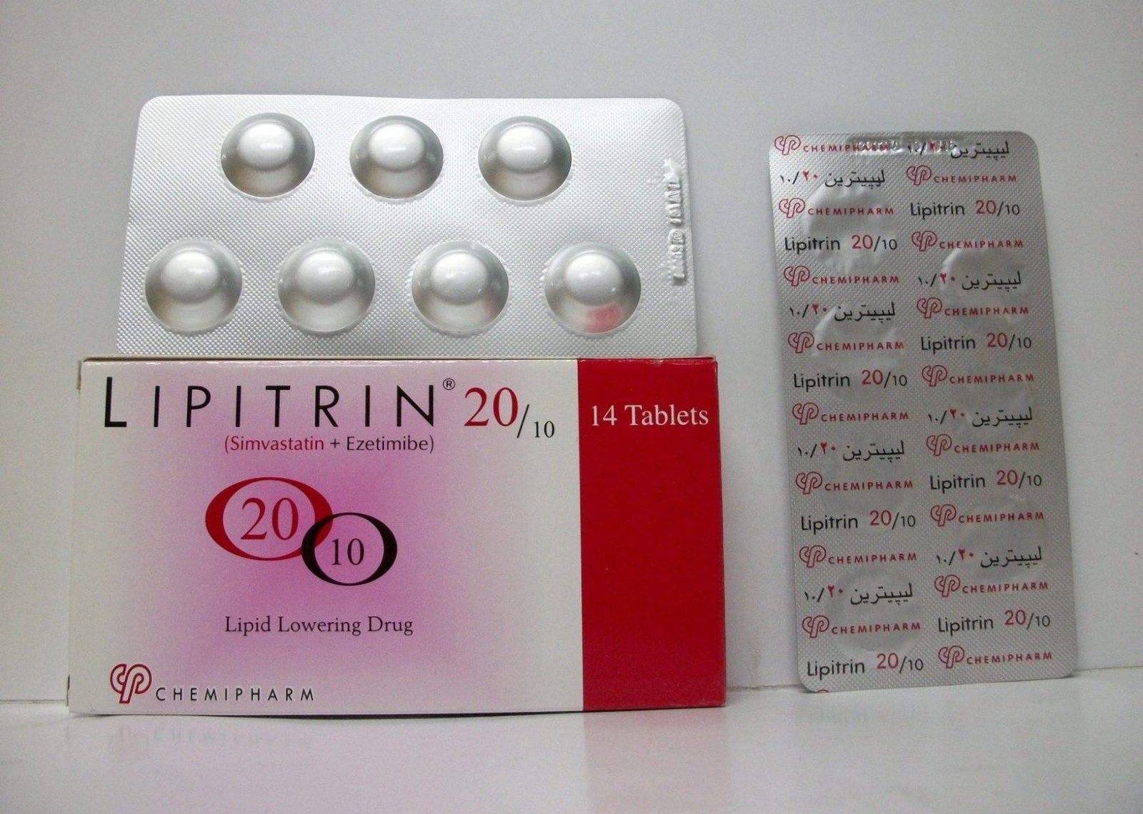 LIPITRIN 20/10 MG 14 TAB
