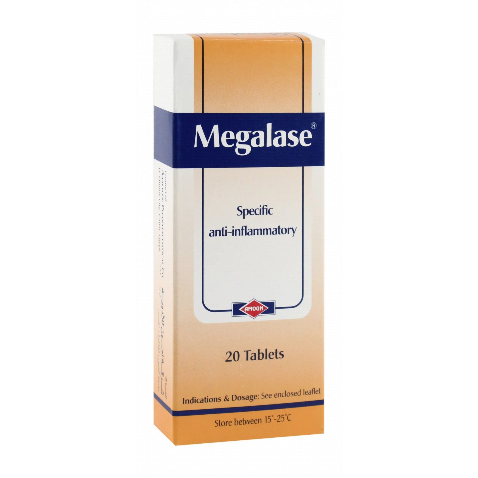MEGALASE 3000 I.U 30 TAB
