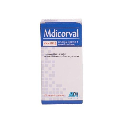 MDICORVAL 200/6 MCG 120 DOSE