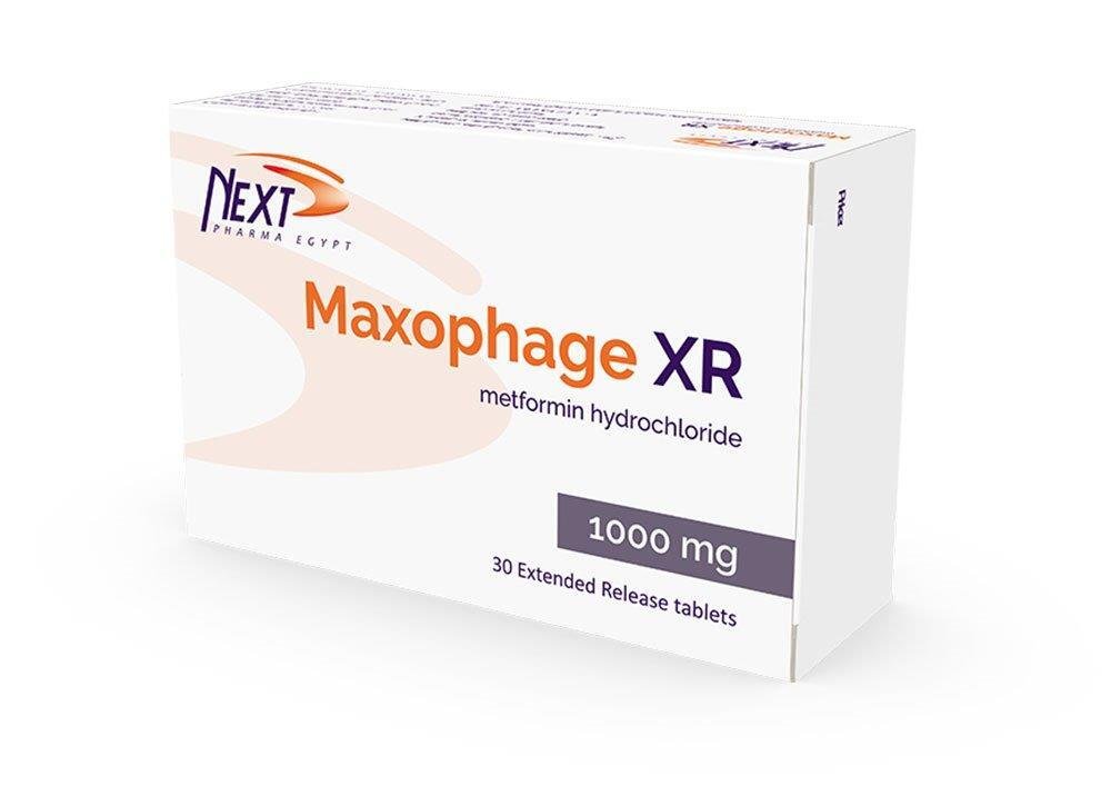 MAXOPHAGE XR 1000 MG 30 TAB