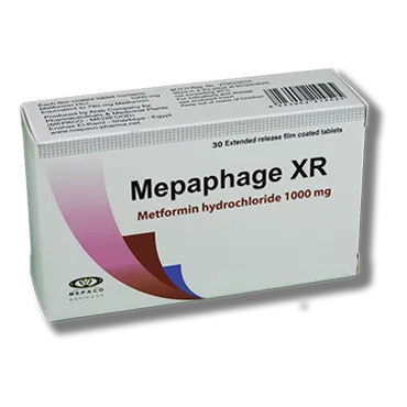 MEPAPHAGE XR 1000 MG 30 TAB