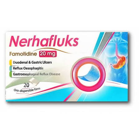 NERHAFLUKS 20 MG 20 FILMS