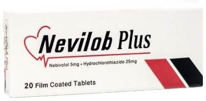 NEVILOB PLUS 5 /25 MG 20 TAB