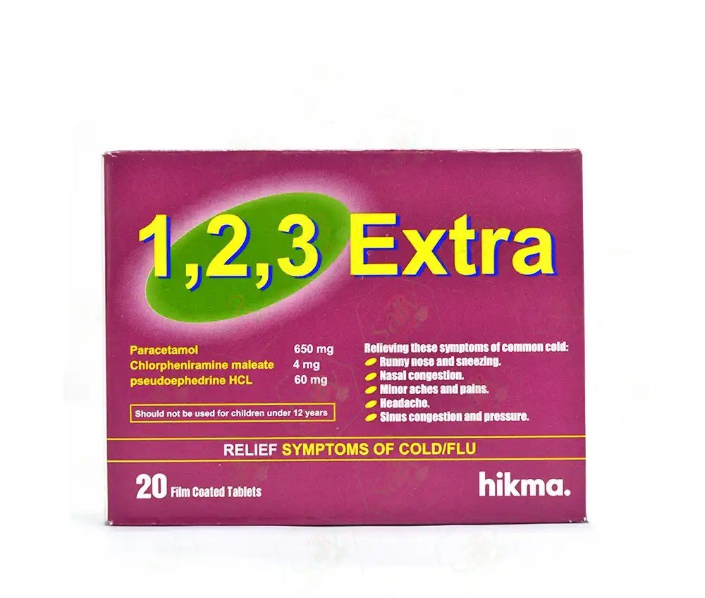 ONE(1),TWO(2),THREE(3) EXTRA 20 TAB