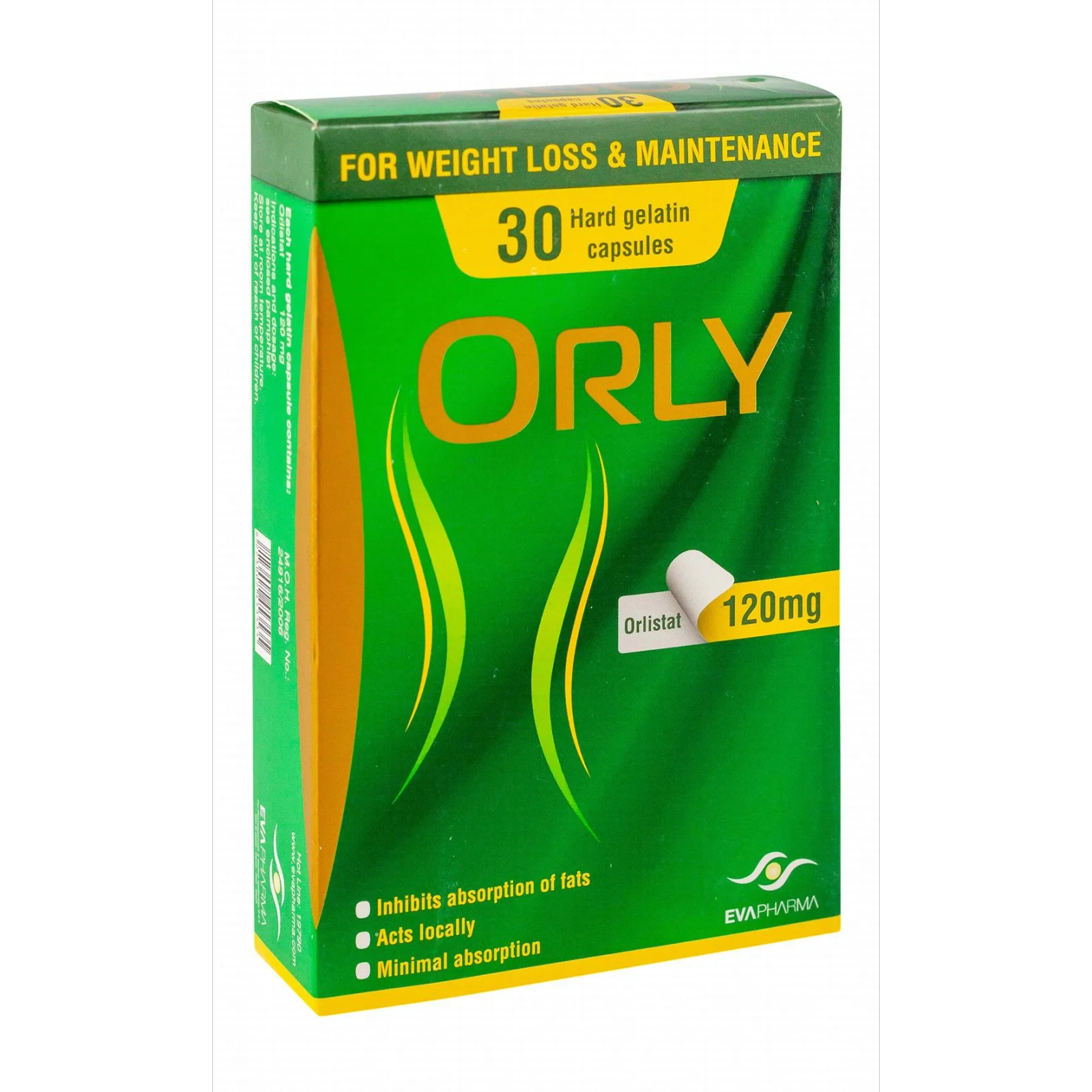 ORLY 120 MG 30 CAP