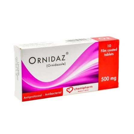 ORNIDAZ 500 MG 10 TAB