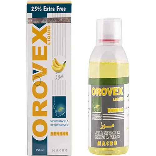 OROVEX BANANA MOUTH WASH 250 ML