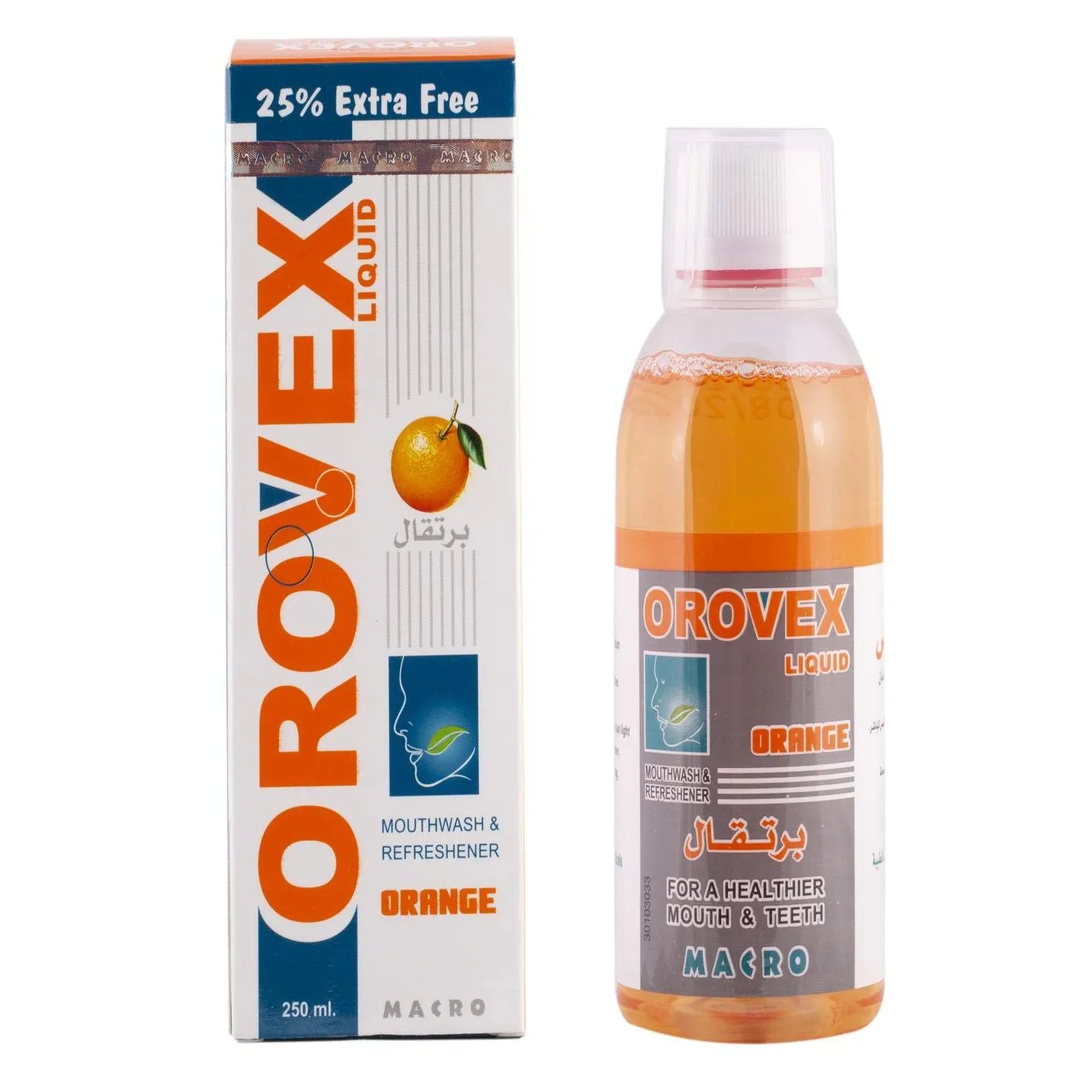 OROVEX ORANGE MOUTH WASH 250 ML