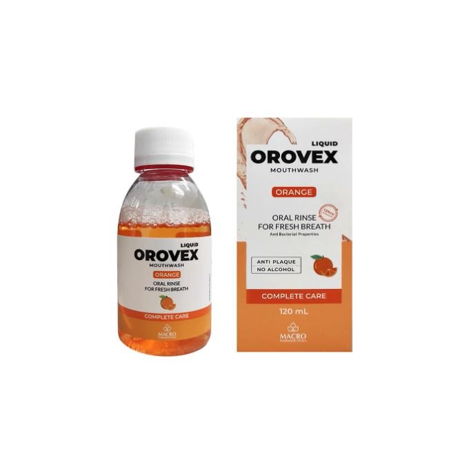 OROVEX ORANGE MOUTH WASH 120 ML