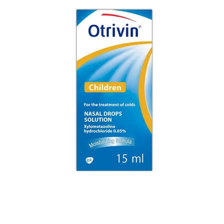 OTRIVIN 0.5% CHILDREN NASAL DROPS 15 ML س.ج