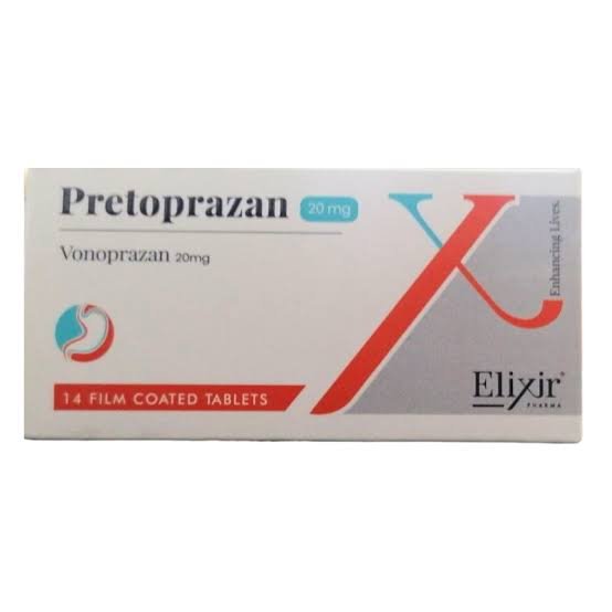 PRETOPRAZAN 20 MG 14 TAB