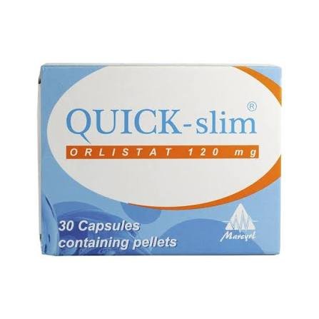 QUICK SLIM 120 MG 30 CAPS س.ج