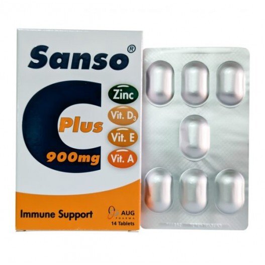 SANSO C PLUS 900 MG 14 TAB س.ج