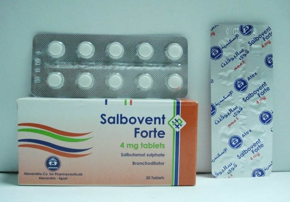 SALBOVENT FORTE 4 MG 20 TAB س.ج