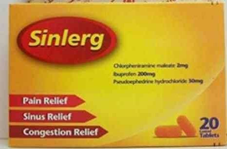 SINLERG 20 TAB س.ج
