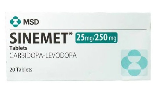 SINEMET 25/250 MG 20 TAB س.ج