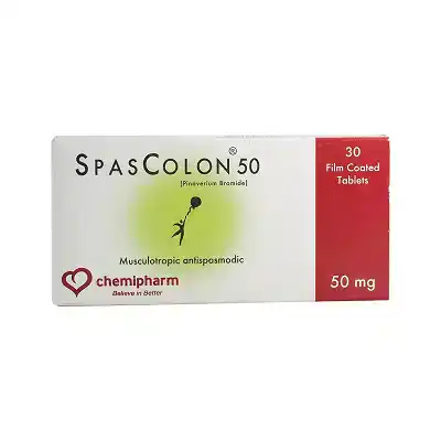 SPASCOLON 50 MG 30 TAB س.ج