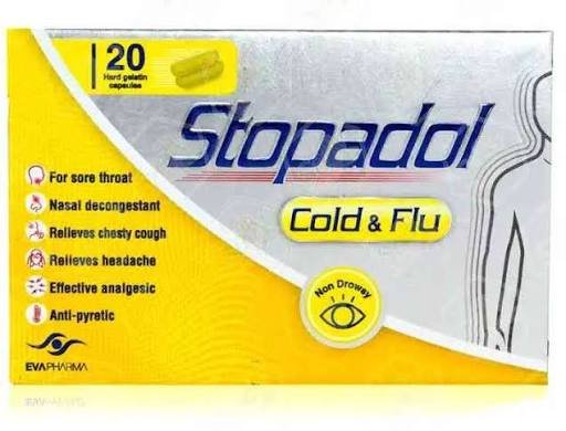 STOPADOL COLD & FLU 20 CAP