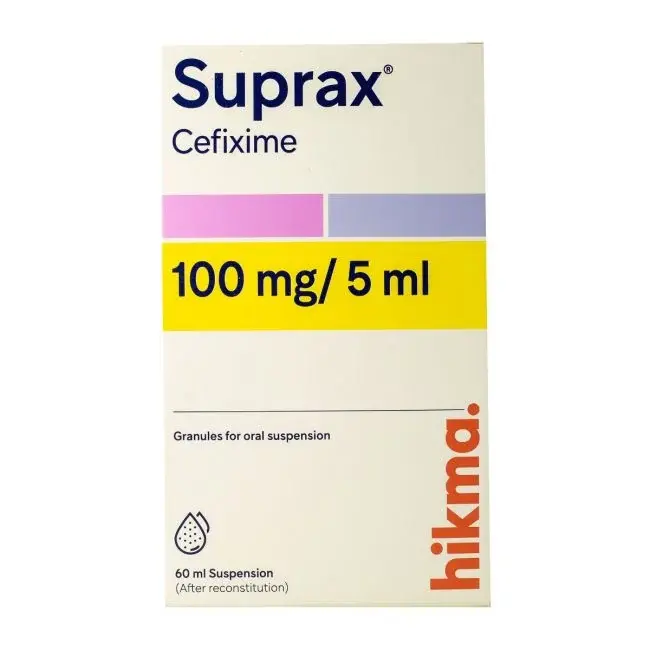 SUPRAX 100 MG/5 ML SYRUP 60 ML