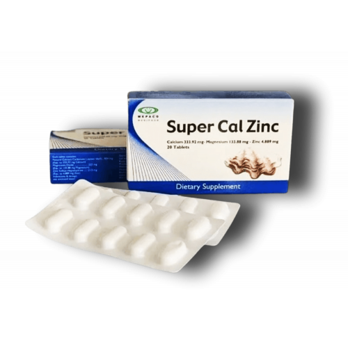SUPER CAL ZINC 20 CAP