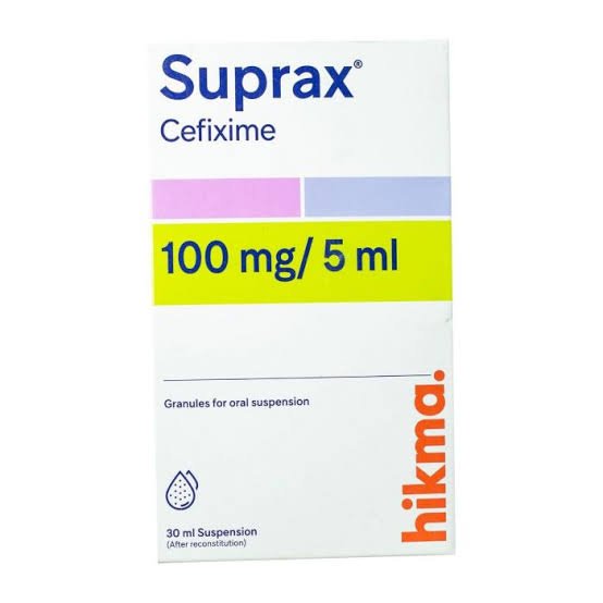 SUPRAX 100 MG/5 ML SYRUP 30 ML س.ج