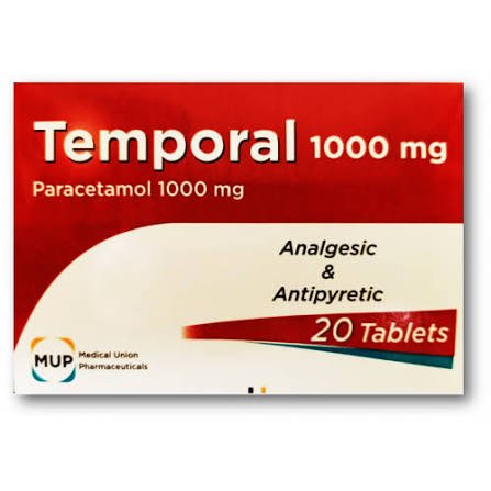 TEMPORAL 1000 MG 20 TAB