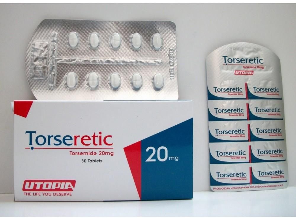 TORSERETIC 20 MG 30 TAB س.ج