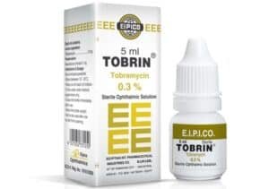 TOBRIN 0.3% E-DROPS 5 ML س.ج