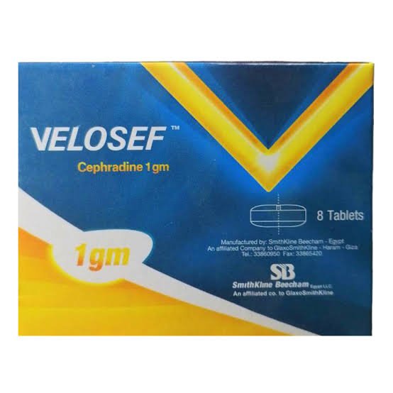 VELOSEF 1 MG 8 TAB س.ج