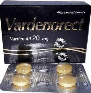 VARDENORECT 20 MG 8 TAB