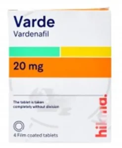 VARDE 20 MG 4 TAB