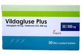 VILDAGLUSE 50/500 MG 30 TAB