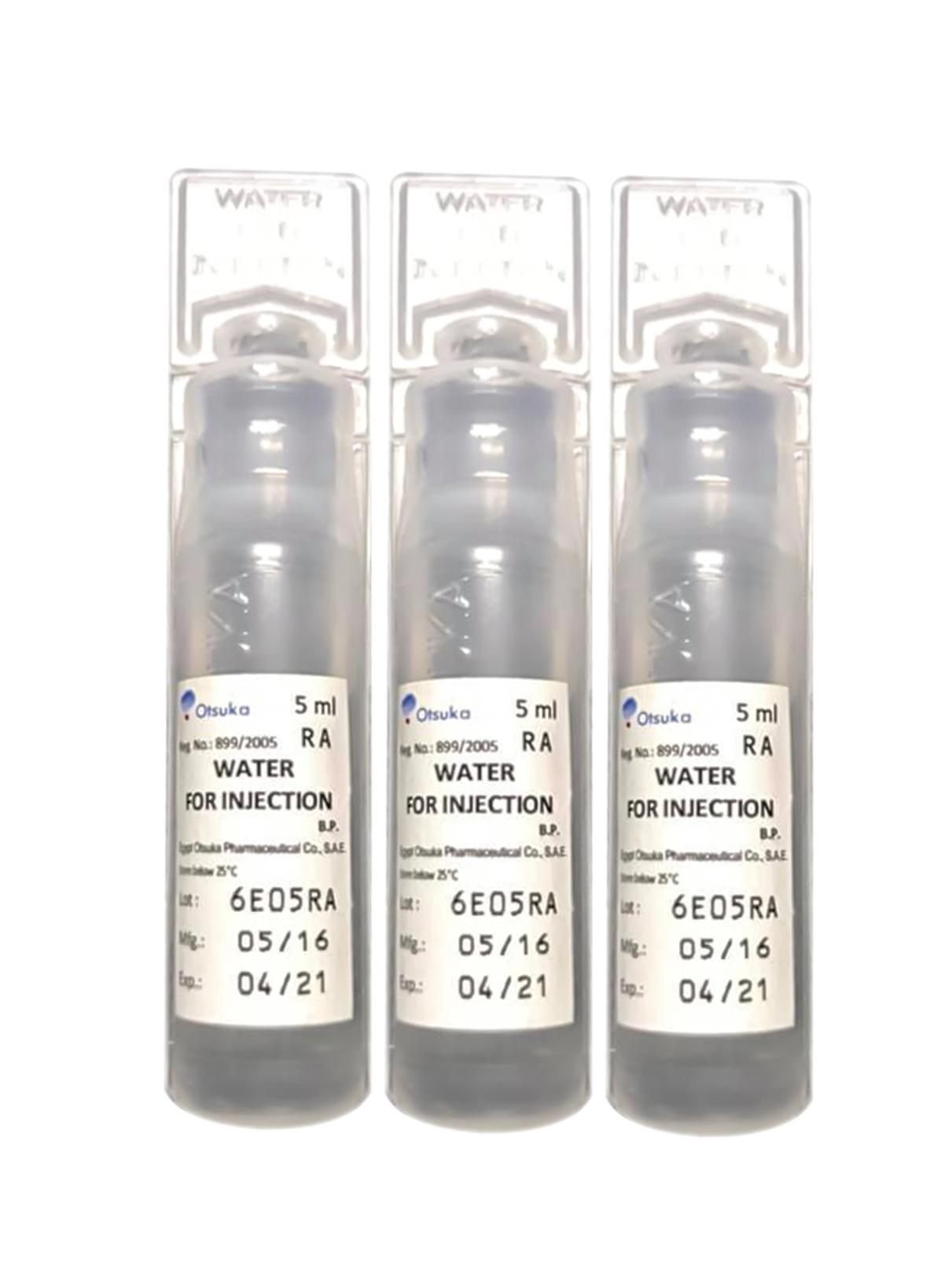 WATER FOR INJECTION 5ML ماء للحقن س.ج