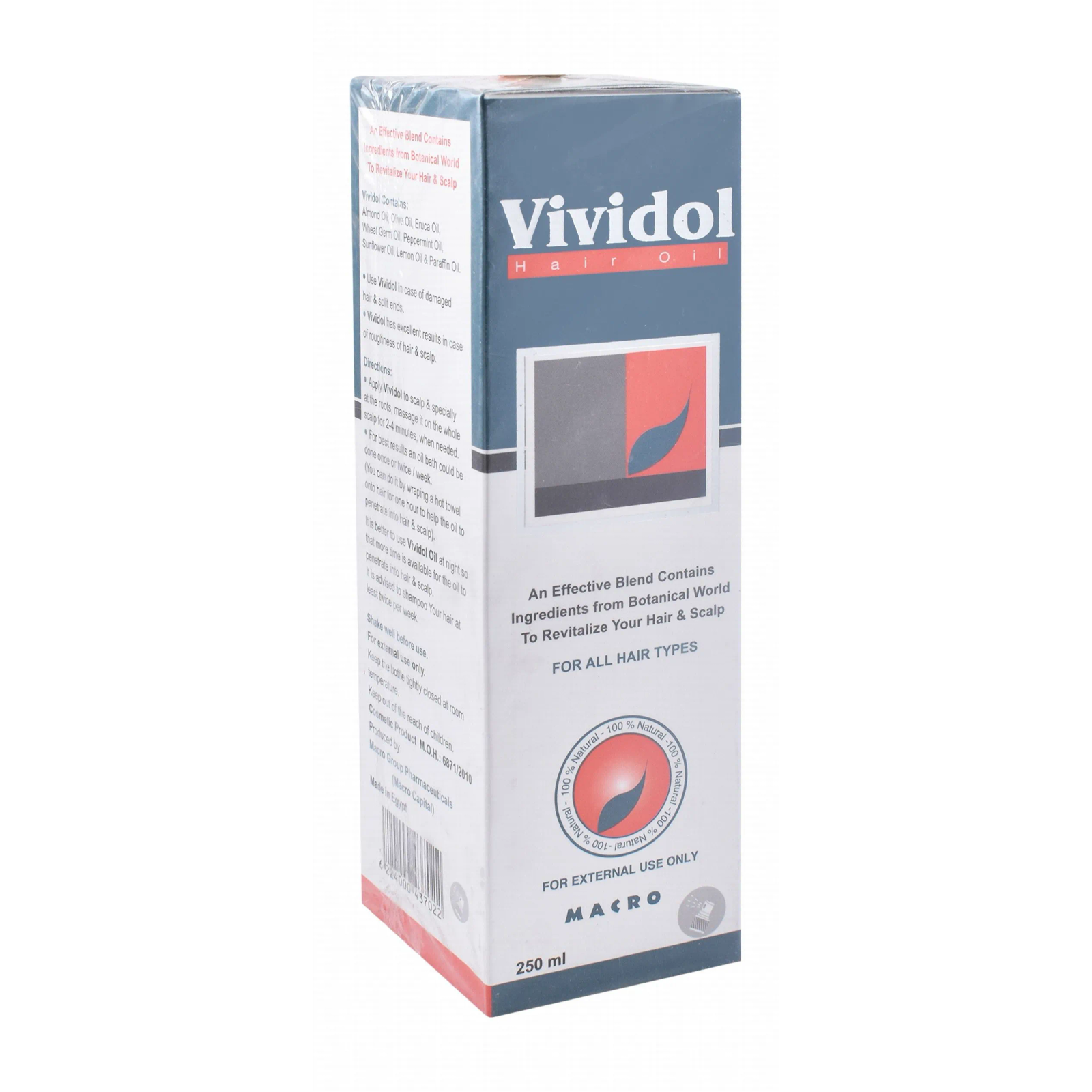 VIVIDOL PERFECTA HAIR OIL 250 ML