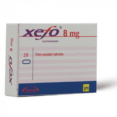 XEFO 8 MG 20 TAB