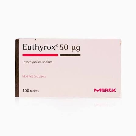 EUTHYROX 50 MCG 100 TAB