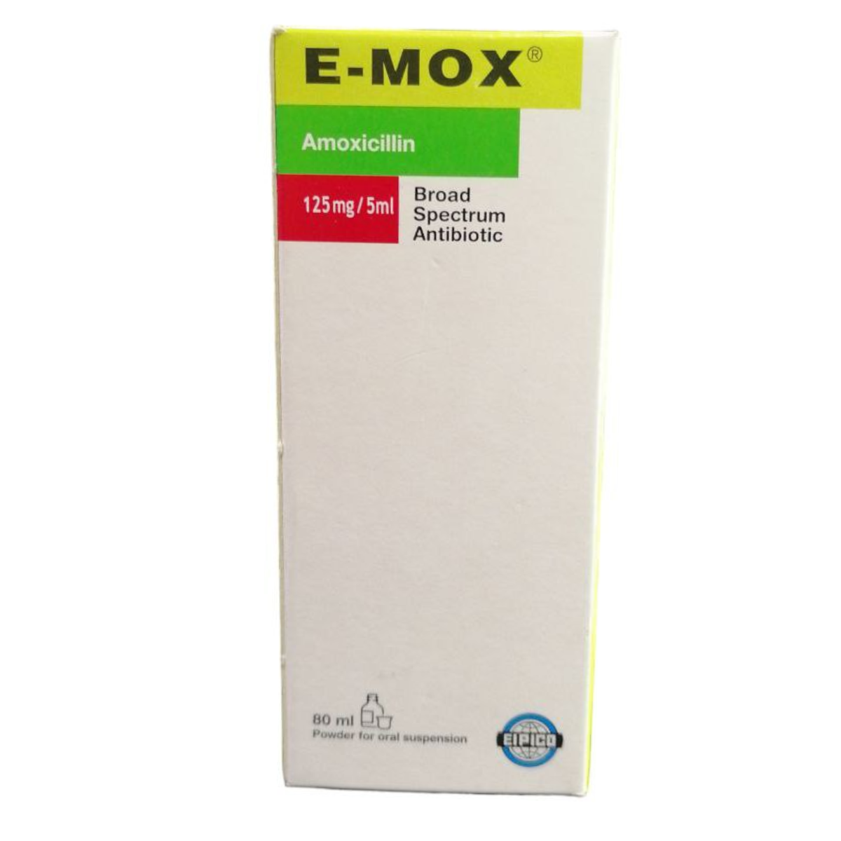 E - MOX 125 MG SUSP 80 ML