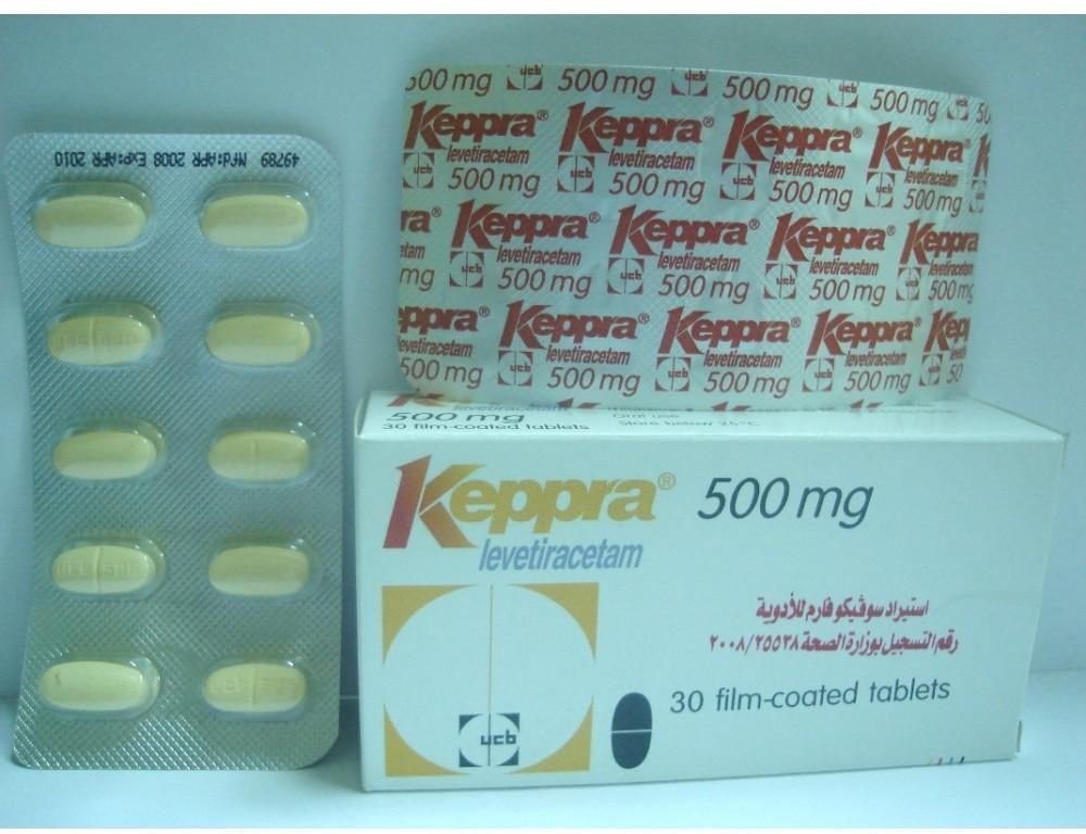 KEPPRA 500 MG 30 TAB