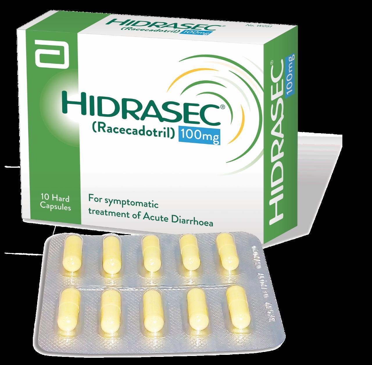 HIDRASEC 100 MG 10 CAP